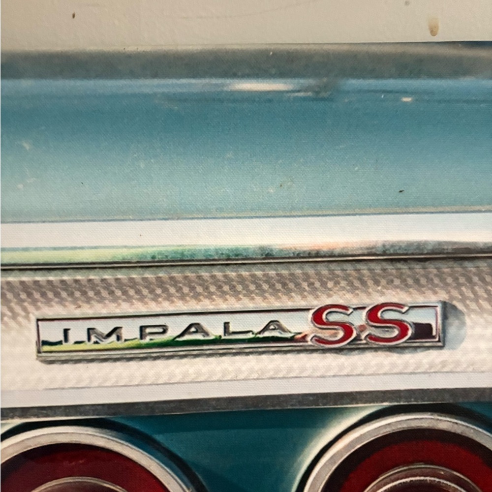 Home|wall art Impala SS Canvas 1967 Impala#WallArt#collect#Mancave#garage#cars - Picture 4 of 5